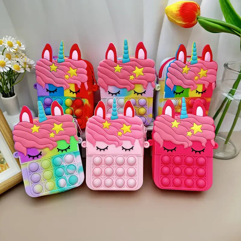 Unicorn Pop-it Tasche
