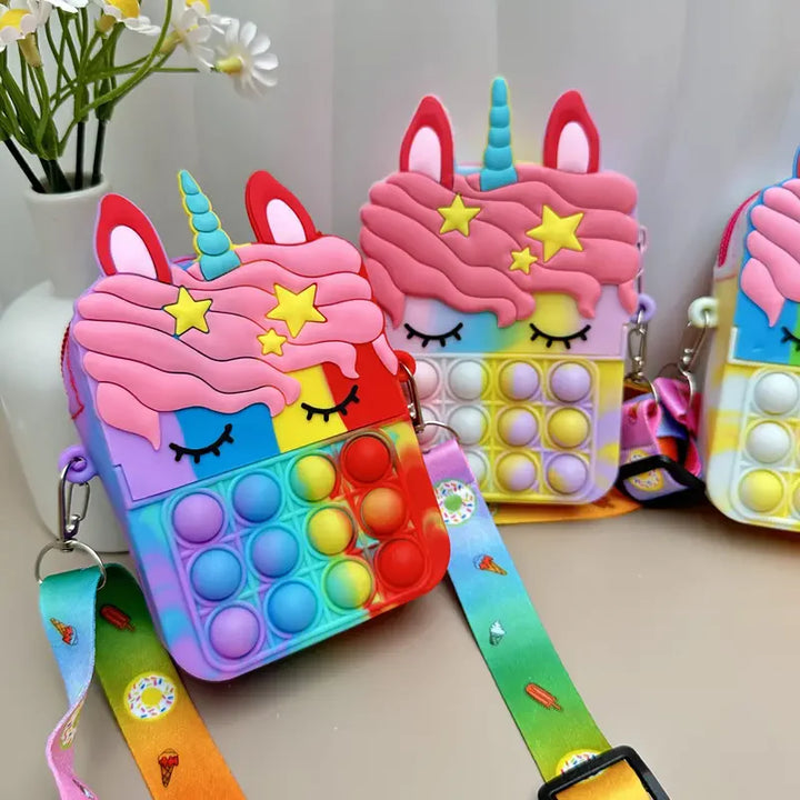 Unicorn Pop-it Tasche