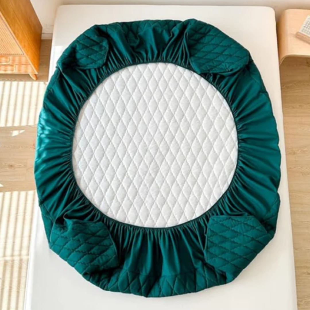 Wasserdichtes Spannbettlaken-Set | Luxuriöse Matratzenschutz-Bettwäsche mit Komfort-Oberfläche