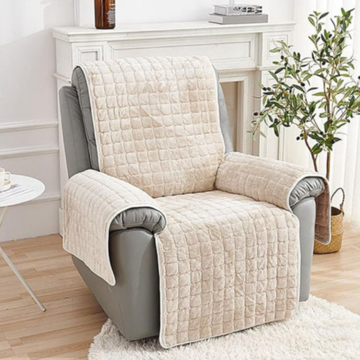 Snug Grid Relaxsessel-Bezug | Gepolsterter Schonbezug mit rutschfester Passform