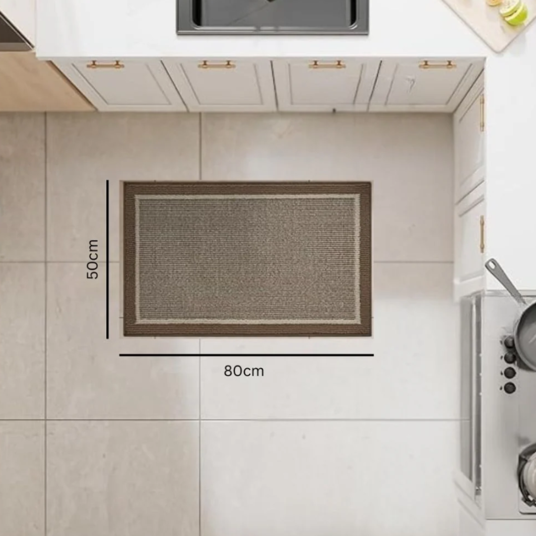 Elegance Küchenmatte | Anti-Ermüdungsmatte mit rutschfester Rückseite für Komfort