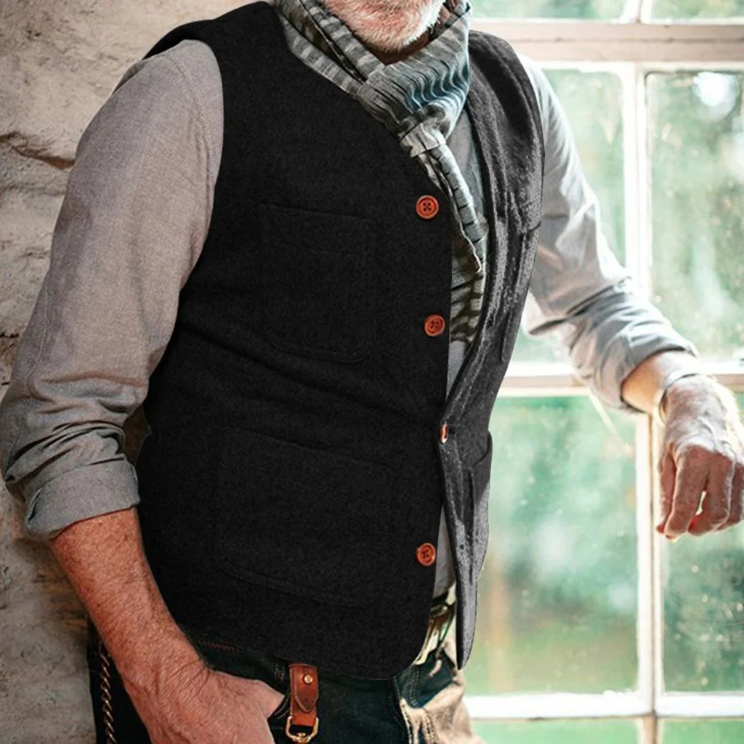 Matthias Strickweste Oktoberfest | Elegante Herren Weste im Casual-Style