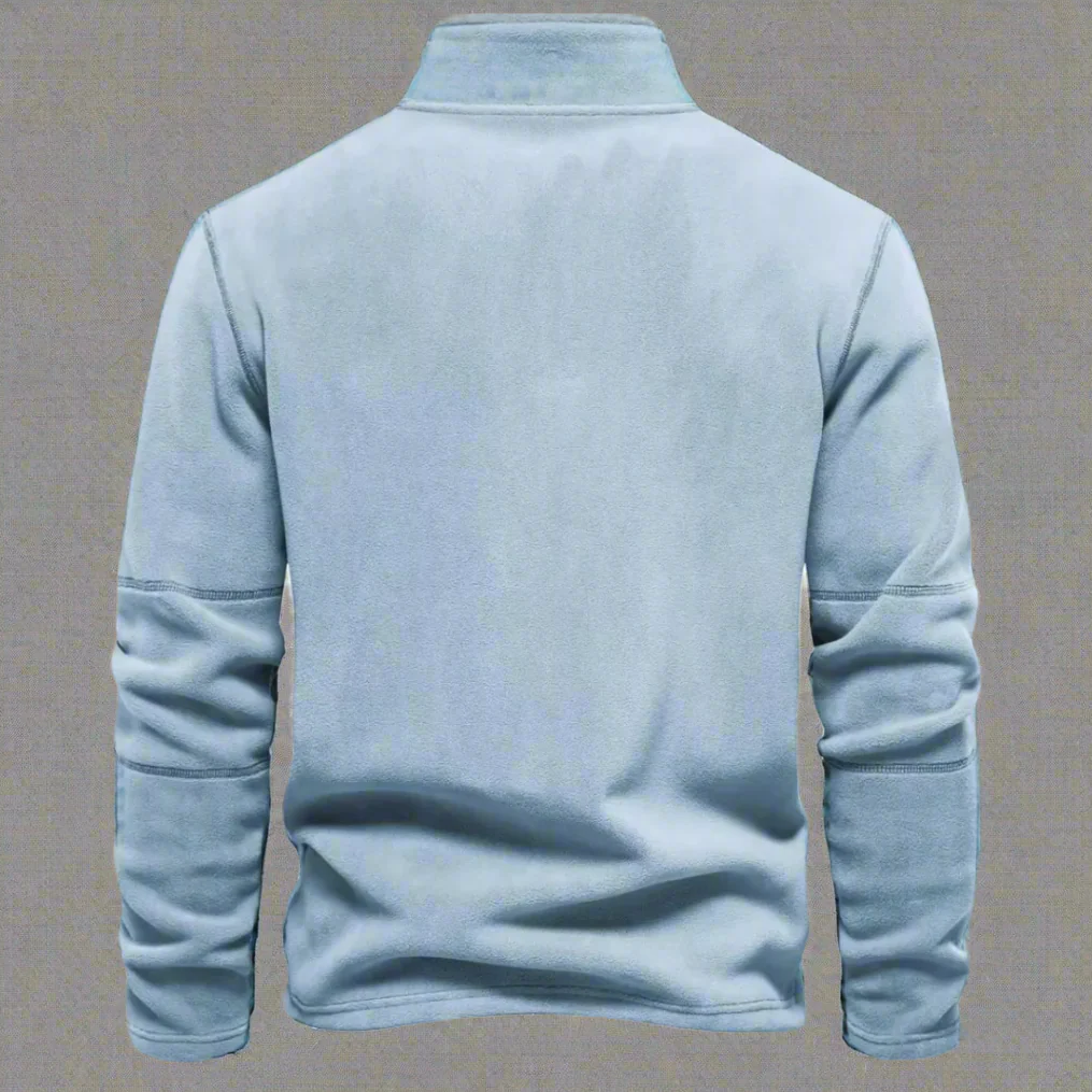 Fleece Pullover Herren | Kuscheliges Design mit halbem Reißverschluss