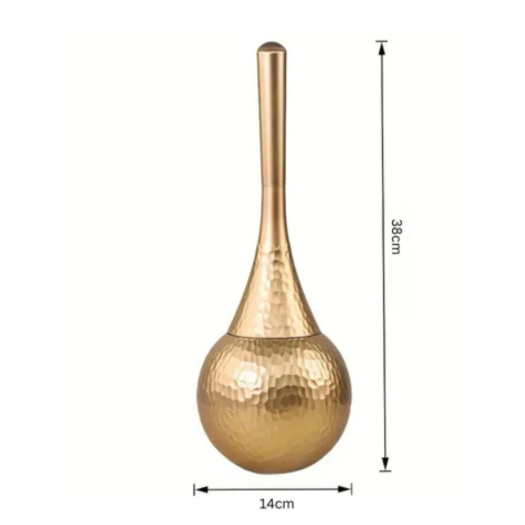 Imperial Gleam Toilettenbürste | Elegante WC-Bürste mit Halterung