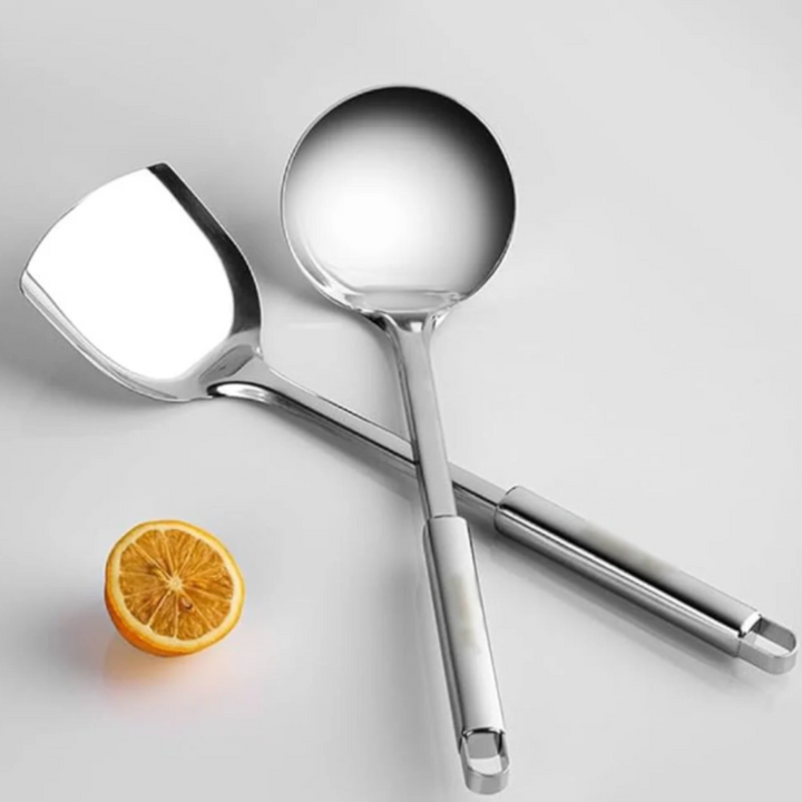 Premium Edelstahl Küchenutensilien | 5-teiliges Kochbesteck Set