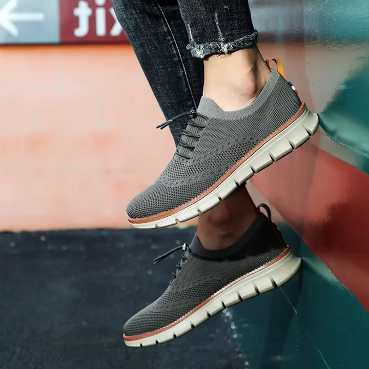 Noah Laufschuhe | Flache Low-Top Herrenschuhe mit Rundzehen-Design