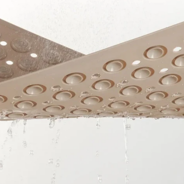 SafeGrip Rutschfeste Duschmatte | Anti-Rutsch-Badematte mit integriertem Fußscrubber