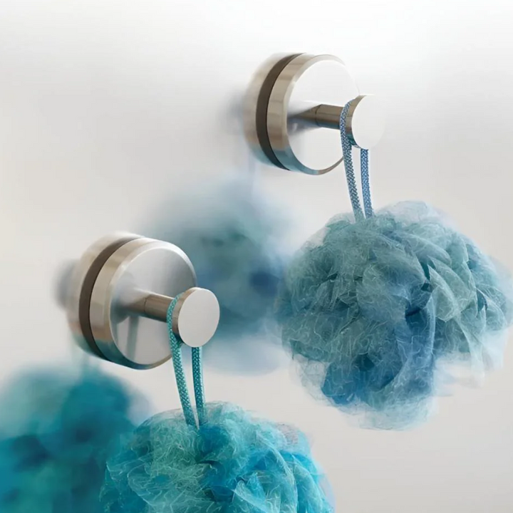 Grip Lock Duschhaken | Schadenfreie Vakuum-Wandhaken ohne Bohren für Badezimmer