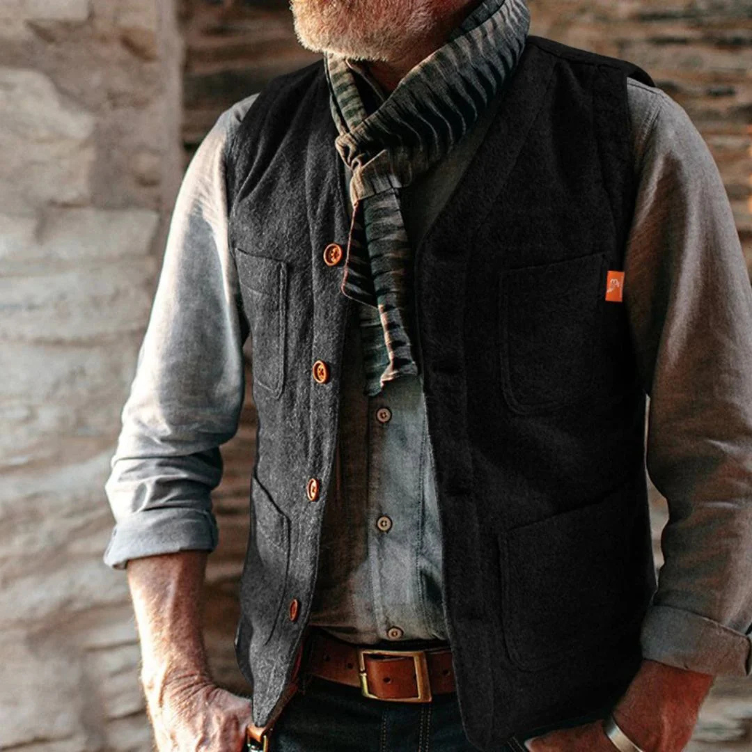 Matthias Strickweste Oktoberfest | Elegante Herren Weste im Casual-Style