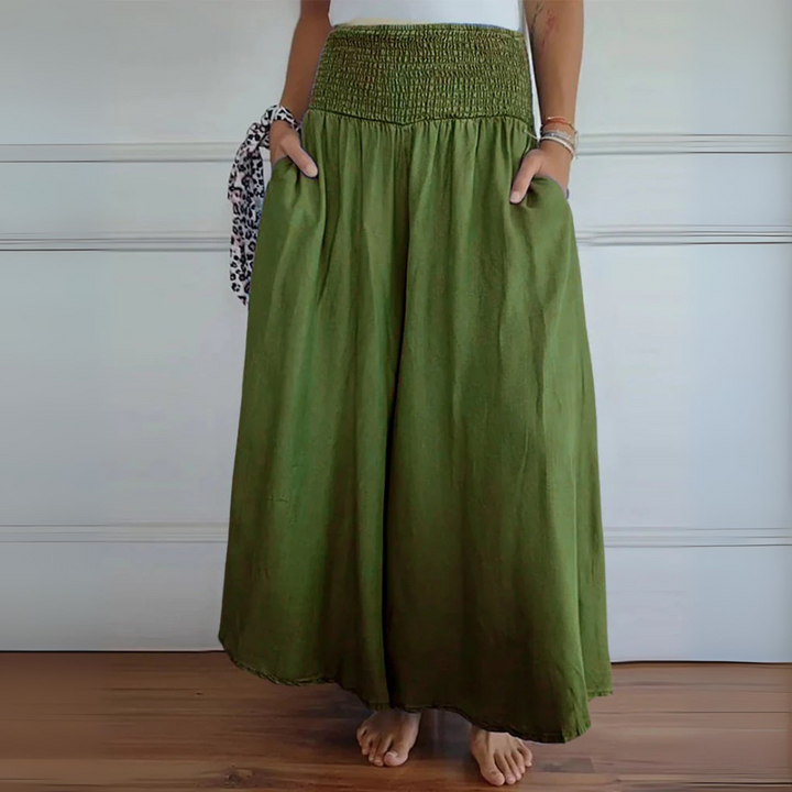 Gisela Palazzo-Hose | Bequeme Weite-Hosen mit High-Waist für Frauen