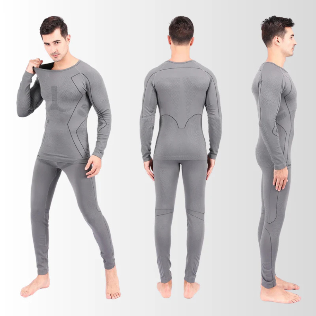 Thermische Funktionsunterwäsche für Herren - Thermo Set für Kalte Tage