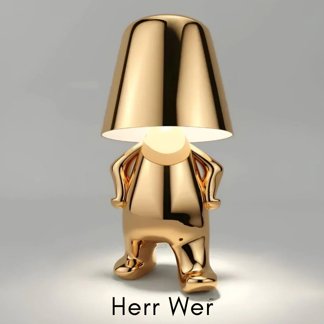 Thinker Designer-Lampe | Kabellose LED-Tischleuchte mit Touch-Dimmer