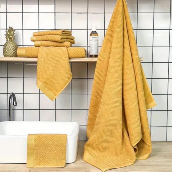 Cascade Supreme Baumwoll-Handtücher | Ultraweiche 6-teilige Handtuch-Kollektion