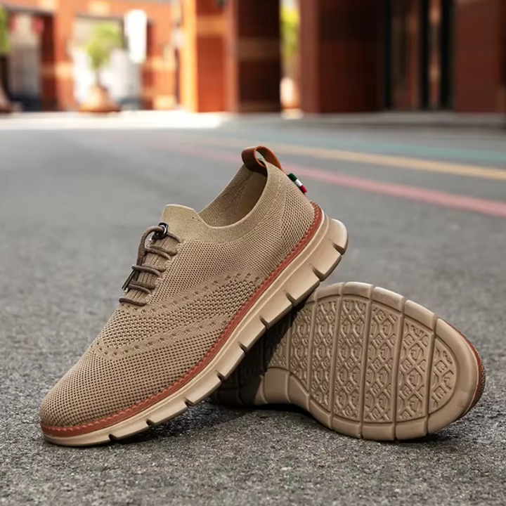 Noah Laufschuhe | Flache Low-Top Herrenschuhe mit Rundzehen-Design