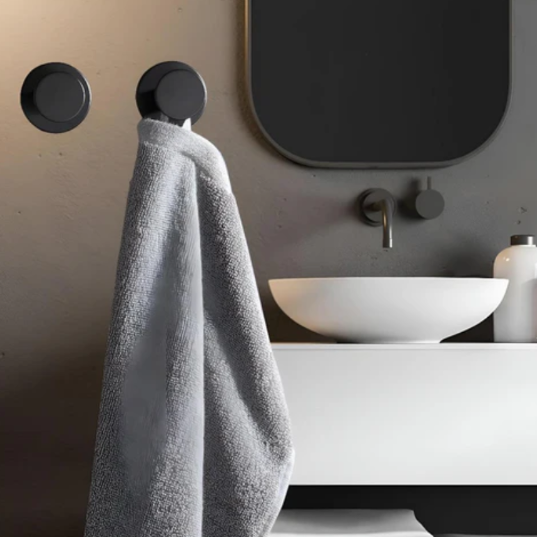 Grip Lock Duschhaken | Schadenfreie Vakuum-Wandhaken ohne Bohren für Badezimmer