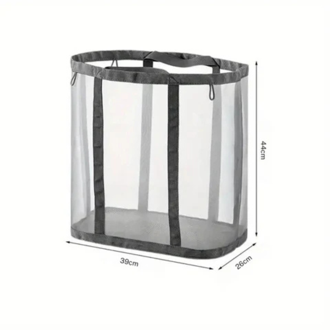 Faltbarer Netz-Wäschekorb | Platzsparender Mesh-Wäschesammler