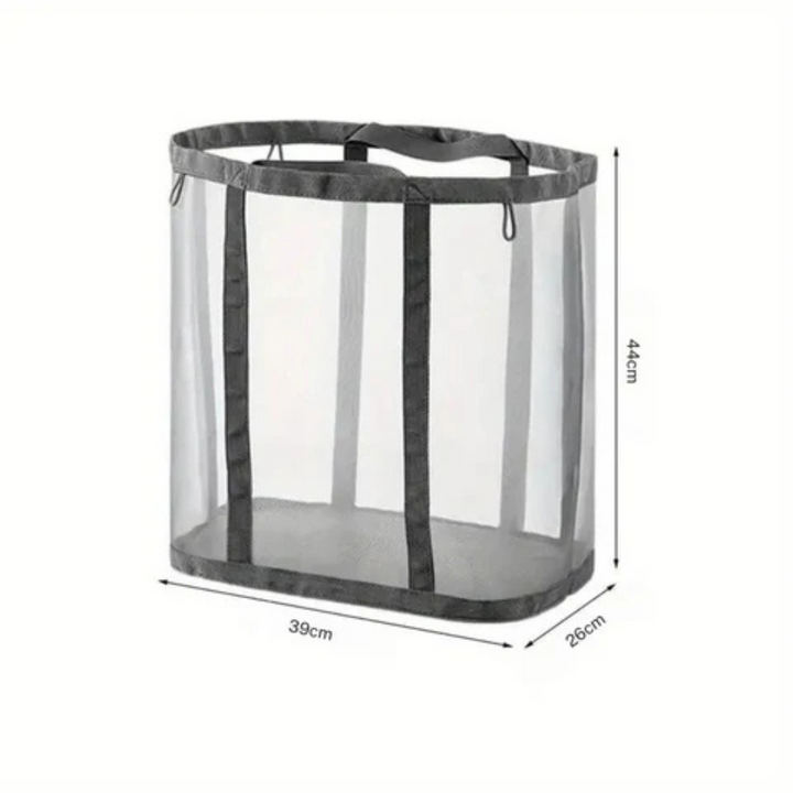 Faltbarer Netz-Wäschekorb | Platzsparender Mesh-Wäschesammler