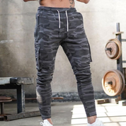Tom Jogginghose Herren | Dehnbare Slim Fit Sporthose mit Seitentaschen für Fitness Training