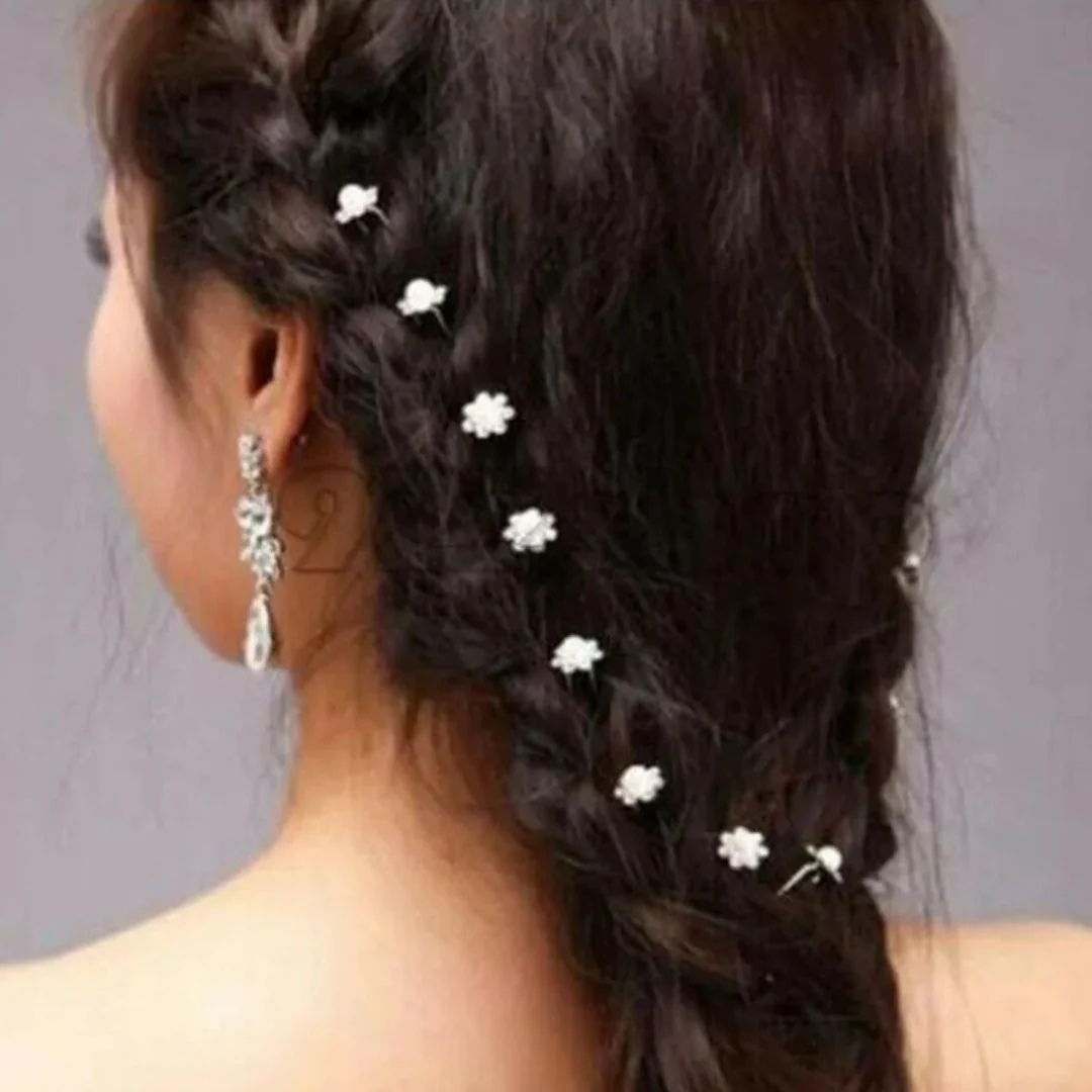 Sabine Haarnadeln Oktoberfest | Elegante Damen Haarspangen mit Perlen und Strass