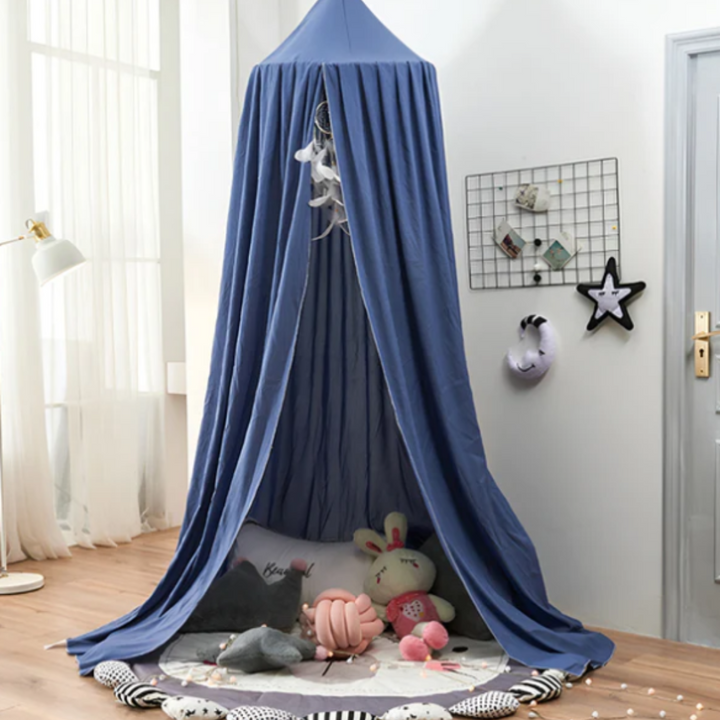 Baldachin Kinderzelt | Traumhaftes Lesenook-Zelt mit Prinzessinnen-Design für Kinder
