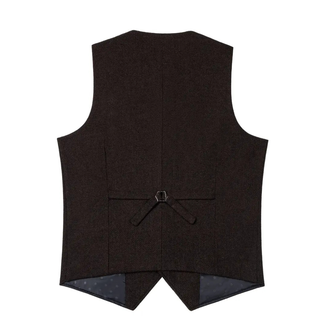 Klaus Lederweste Oktoberfest | Traditionelle Herren Weste aus echtem Wildleder