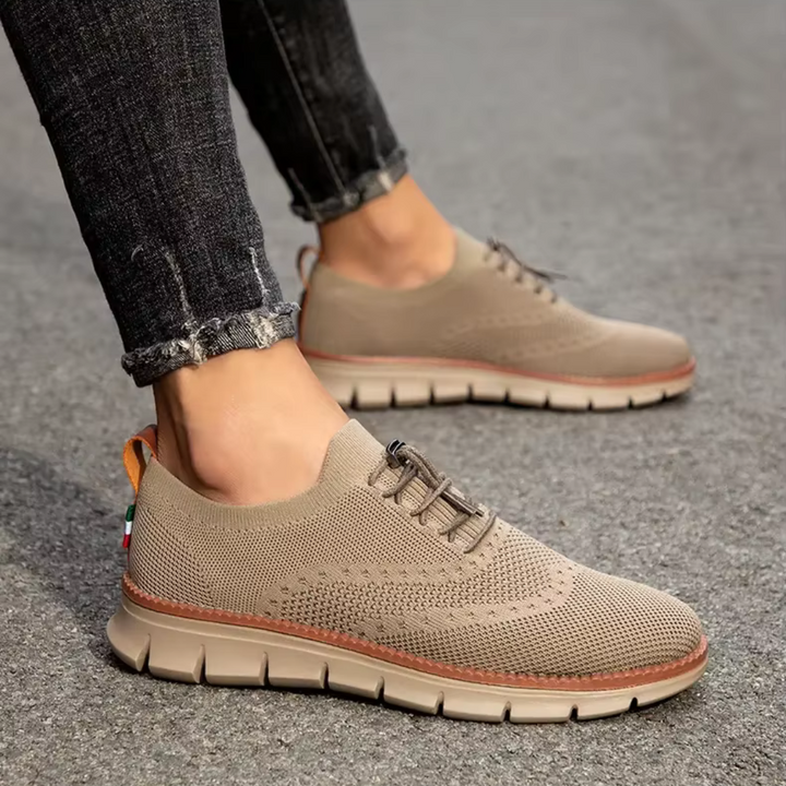 Noah Laufschuhe | Flache Low-Top Herrenschuhe mit Rundzehen-Design