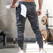 Tom Jogginghose Herren | Dehnbare Slim Fit Sporthose mit Seitentaschen für Fitness Training