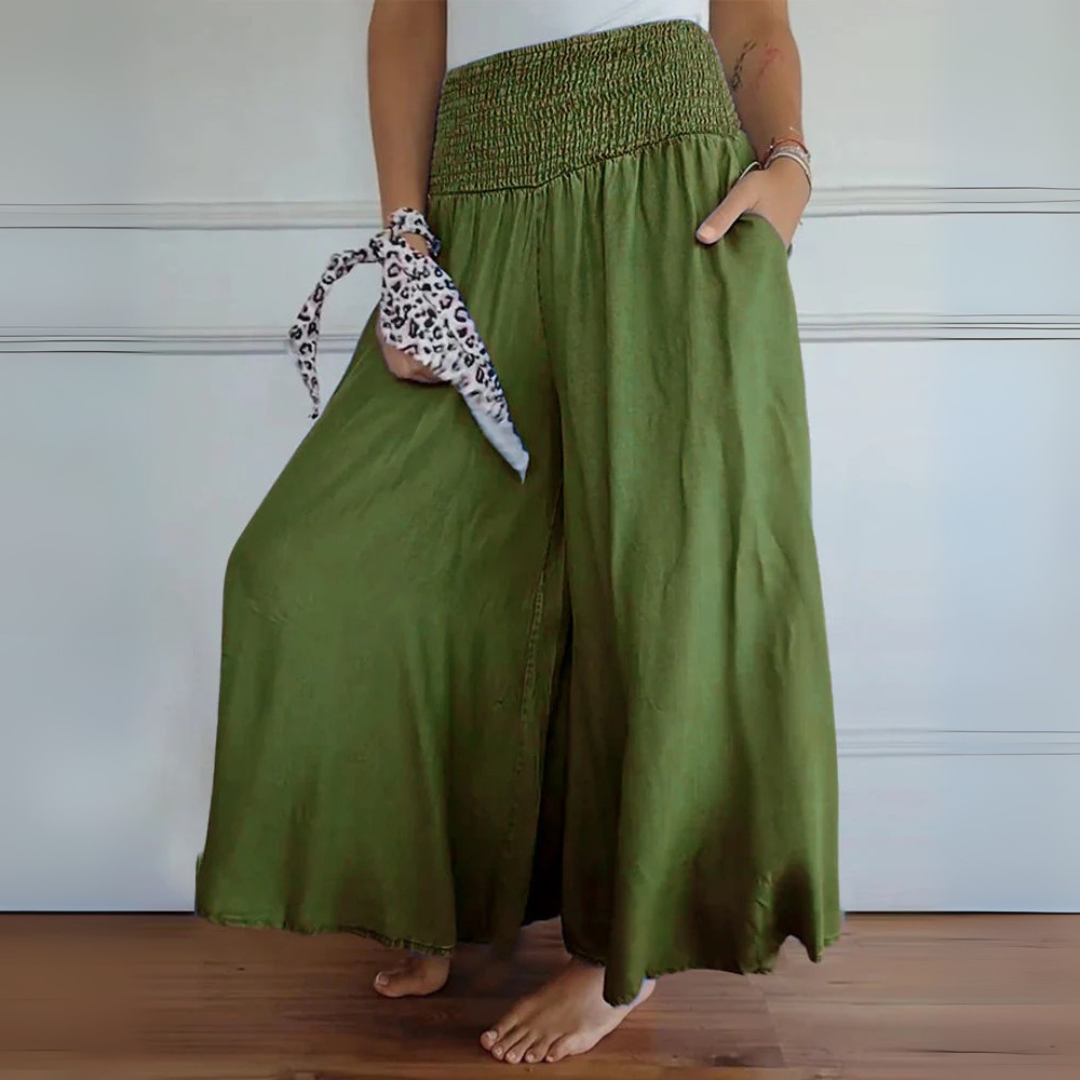 Gisela Palazzo-Hose | Bequeme Weite-Hosen mit High-Waist für Frauen