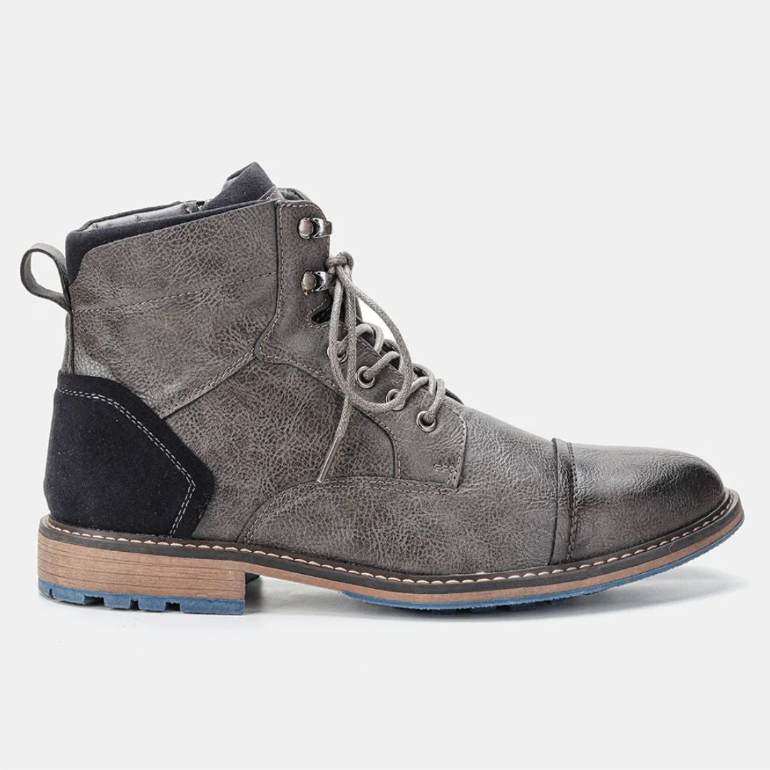 Andreas Lederstiefel Oktoberfest | Robuste Herren Stiefel im Vintage-Style