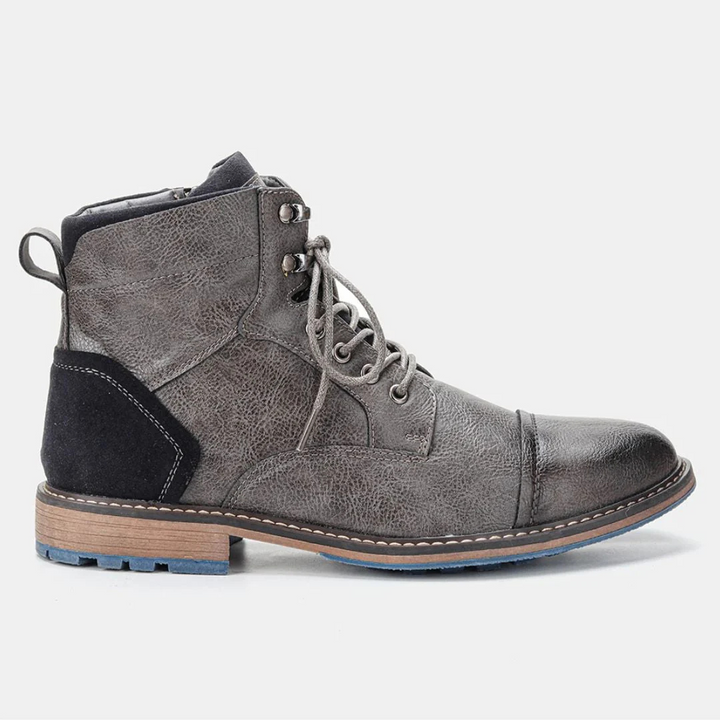 Andreas Lederstiefel Oktoberfest | Robuste Herren Stiefel im Vintage-Style
