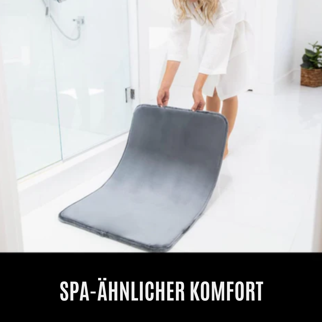 Memory-Schaum-Badematte | Luxuriös schnell trocknend rutschfest 3er Set