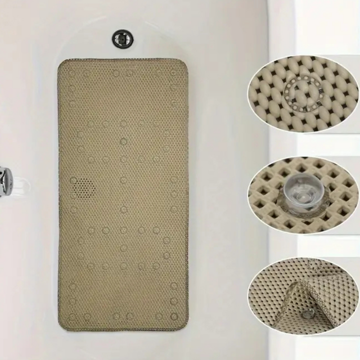 Premium Antirutsch-Badewannenmatte | Weiche rutschfeste Badematte mit Saugnapf-Technologie