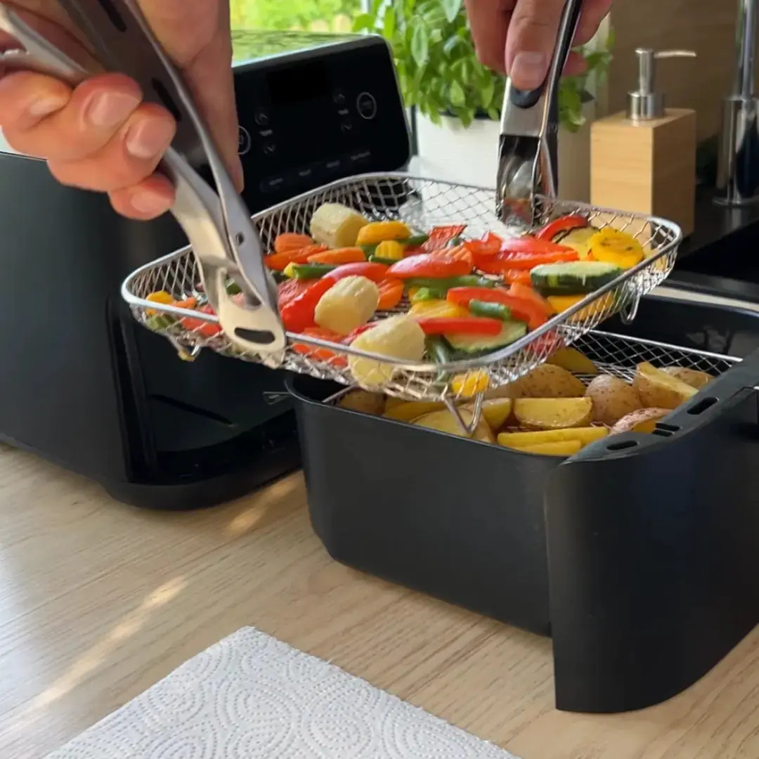 Stapelkörbe für Heißluftfritteuse | Mehr Kapazität & perfekte Kochergebnisse