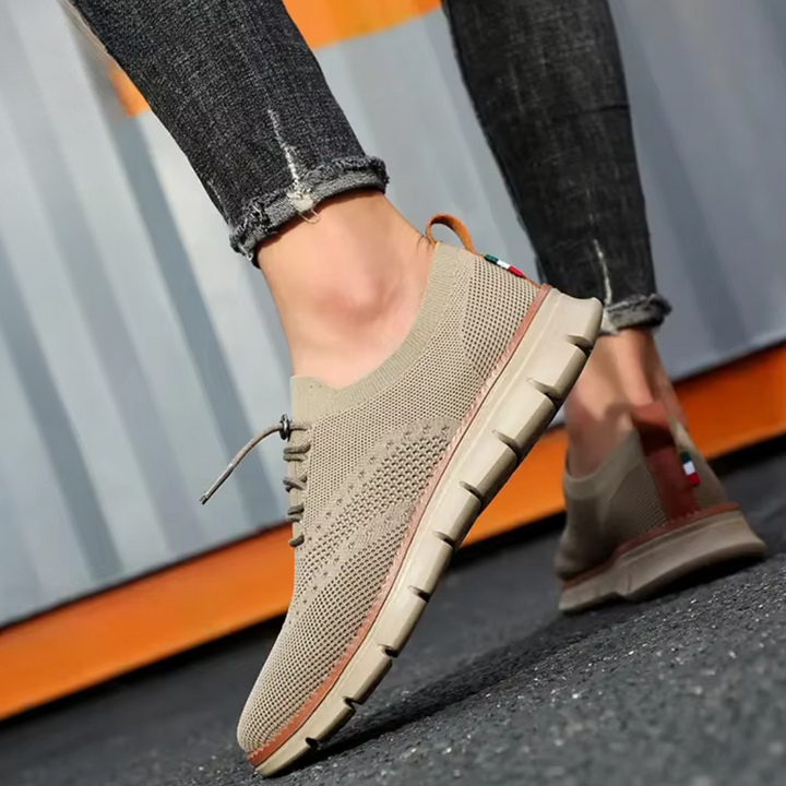 Noah Laufschuhe | Flache Low-Top Herrenschuhe mit Rundzehen-Design