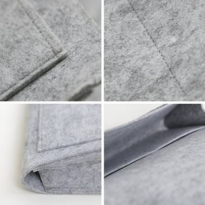 Premium Bett-Organizer | Multifunktionale Nachttisch-Aufbewahrung aus Filz