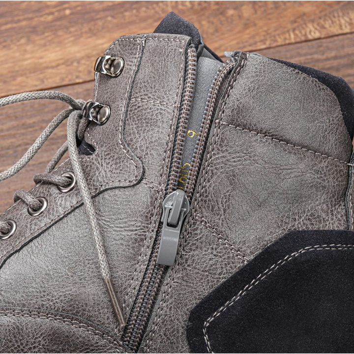 Andreas Lederstiefel Oktoberfest | Robuste Herren Stiefel im Vintage-Style