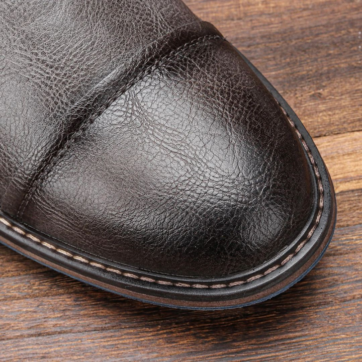 Andreas Lederstiefel Oktoberfest | Robuste Herren Stiefel im Vintage-Style