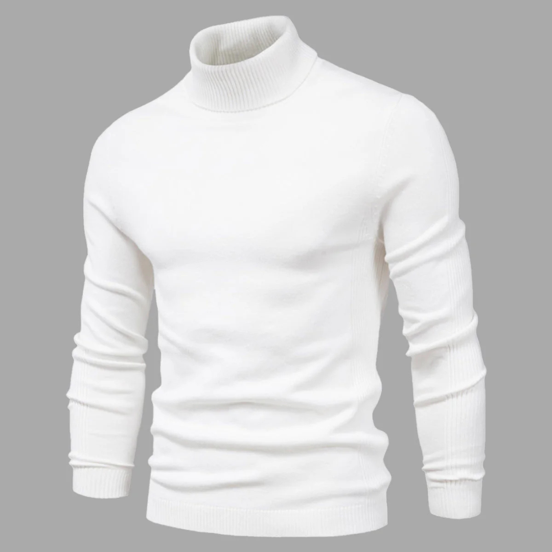 Rollkragenpullover für den Herbst - Hochwertiger waschbarer Pullover für Herren