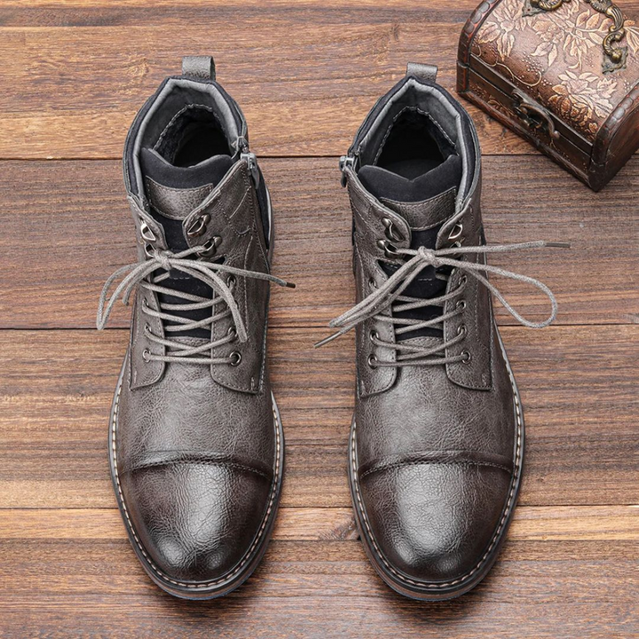 Andreas Lederstiefel Oktoberfest | Robuste Herren Stiefel im Vintage-Style