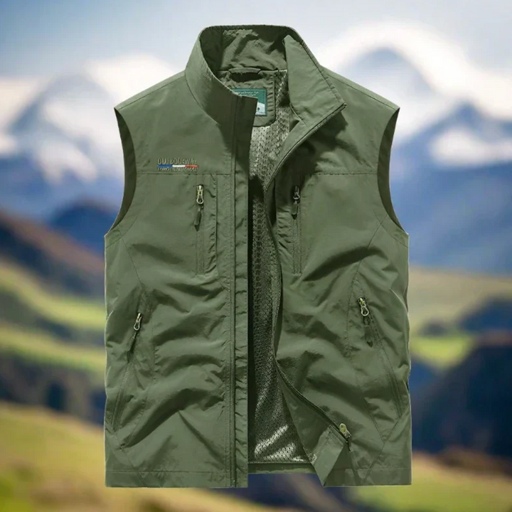 Stefan Outdoor-Weste | Funktionale Herrenweste mit Wasserschutz für Männer