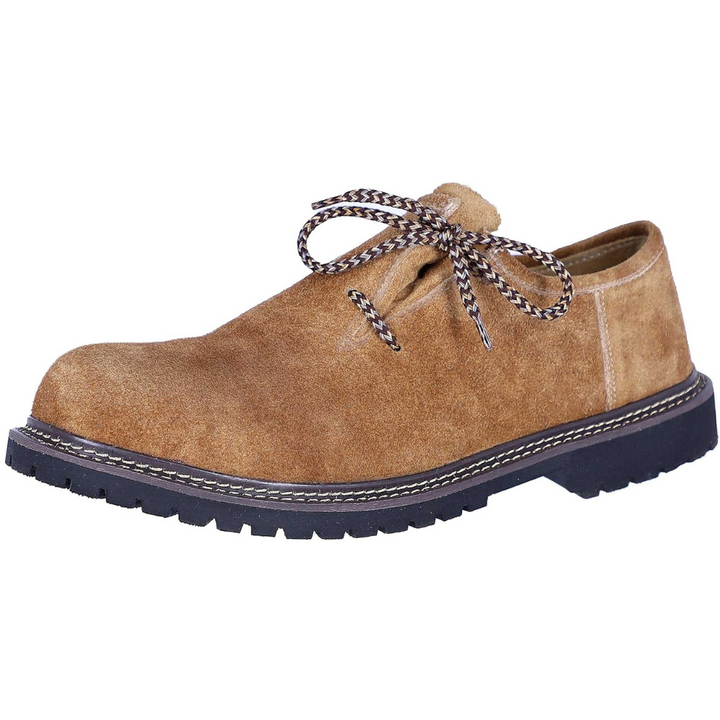 Michael Oktoberfest Haferlschuhe | Klassische Trachten-Halbschuhe aus Rindswildleder für Herren