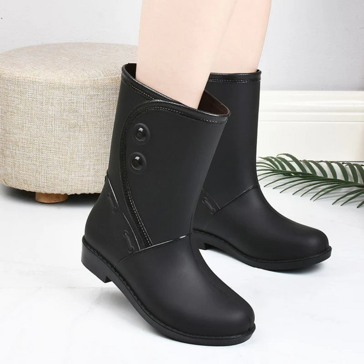 Regenstiefel für den Herbst - Stylische wasserdichte Gummistiefel mit Komfort für Damen