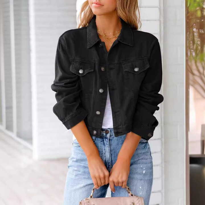 Jeansjacke für den Herbst - Elegante Übergangsjacke für Damen