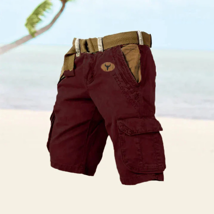 Herren Cargo Shorts | Leichte Sommer-Outdoor Shorts mit sechs Taschen
