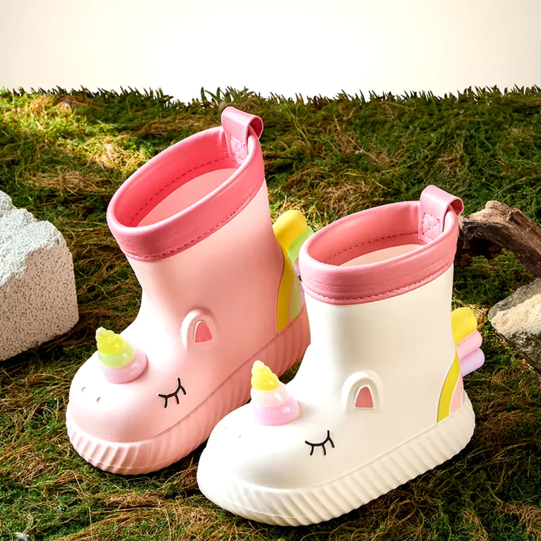Unicorn Regenstiefel | Wasserfeste Kinderregenstiefel