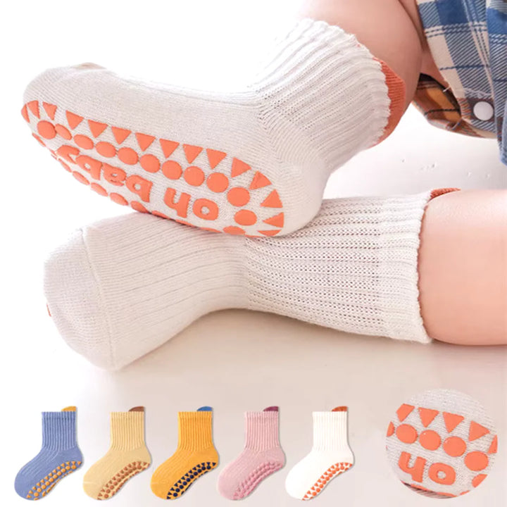 Anti-Rutsch Socken | Niedliches 3er-Set Anti-Rutsch-Socken für Kinder