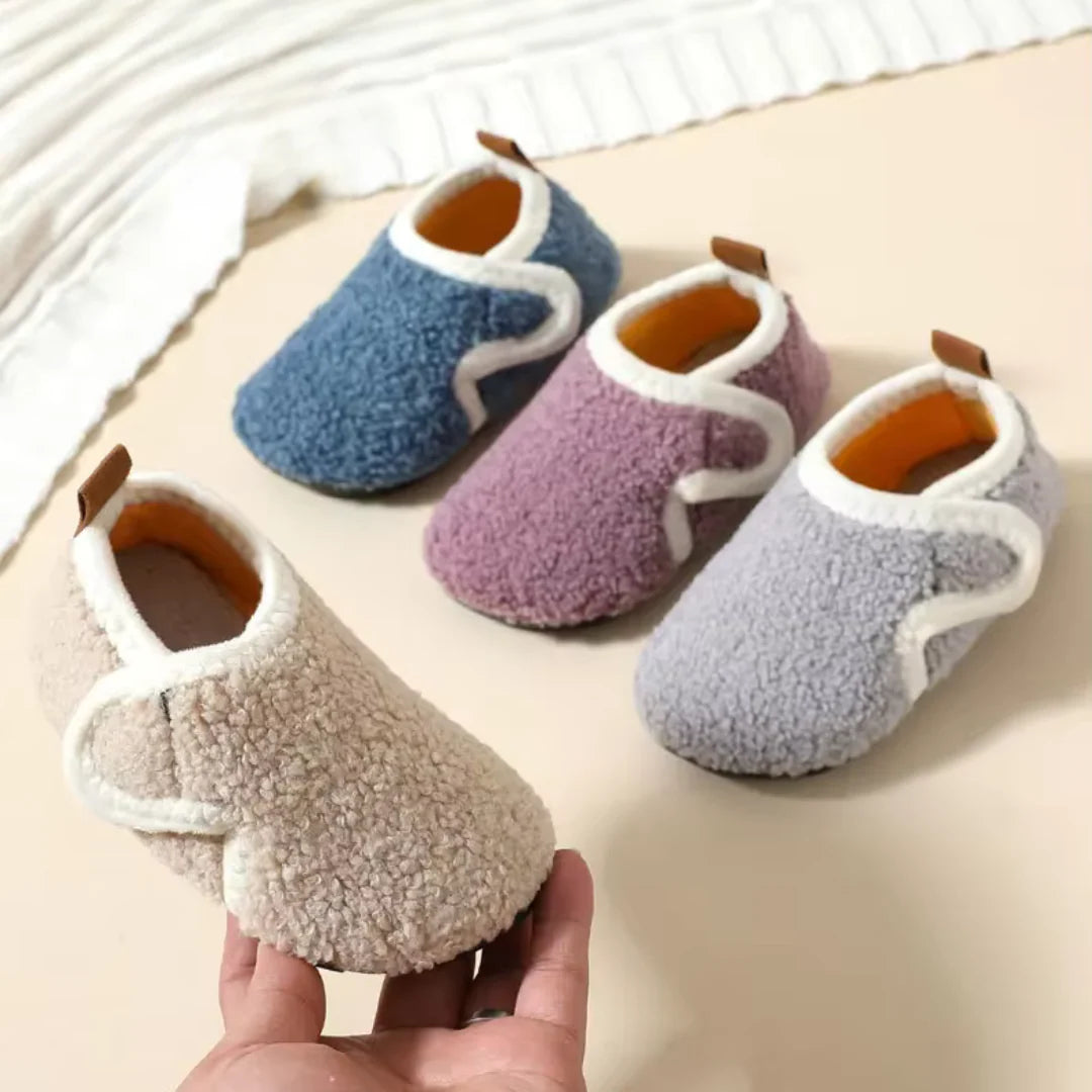 Warme Kinderpantoffeln | Gefütterte Hausschuhe für kleine Kinder