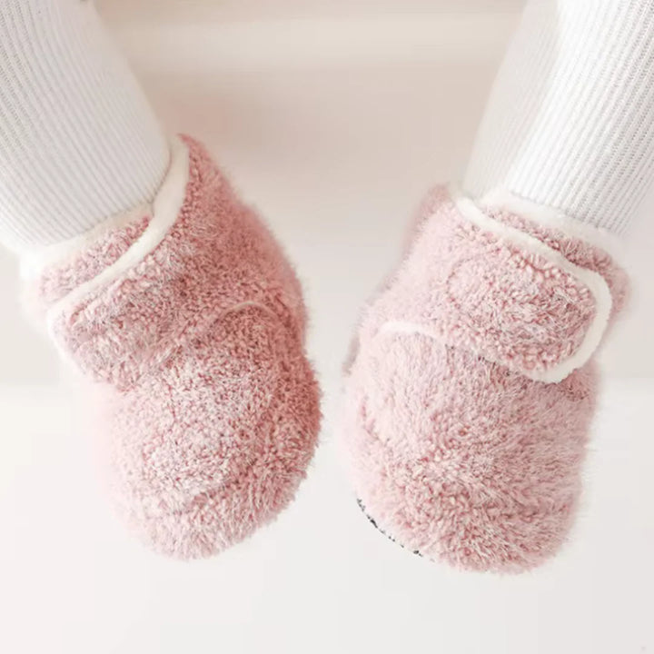 Fluffy Comfy Booties | Warme Socken-Hausschuhe mit Teddyfutter für Kinder