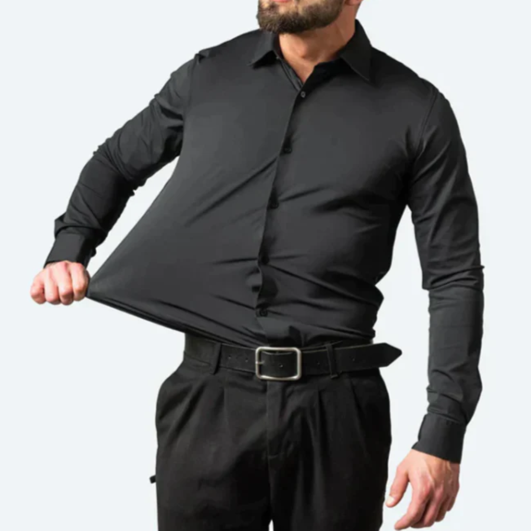 Hugo Stretch Sommerhemd | Bequemes Business Hemd für Männer Mit Super Stretch