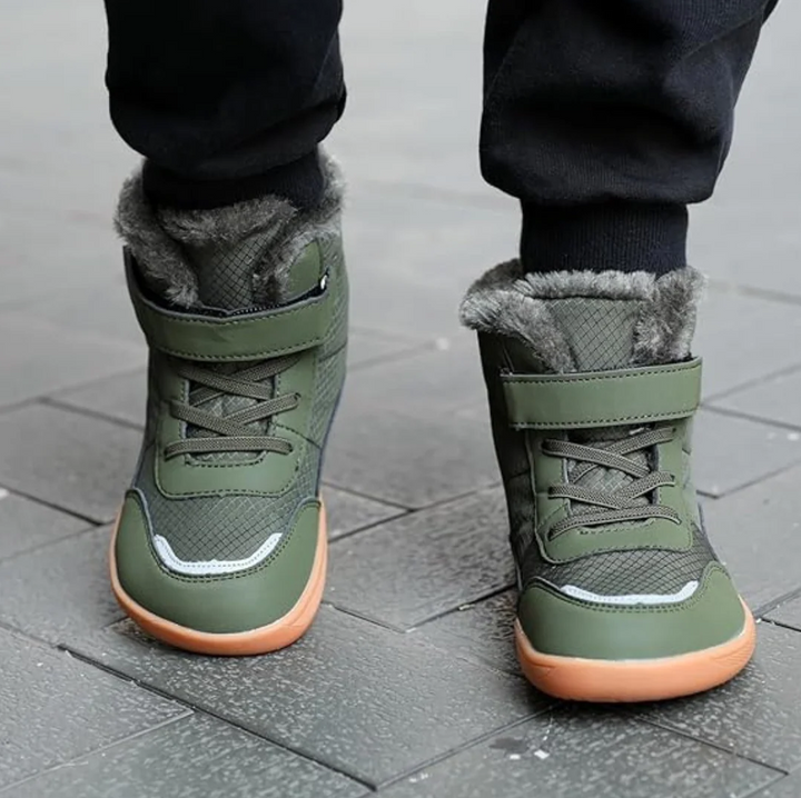 Kinder Winter-Barfußschuhe | Warm & rutschfest für kalte Tage (3–15 Jahre)